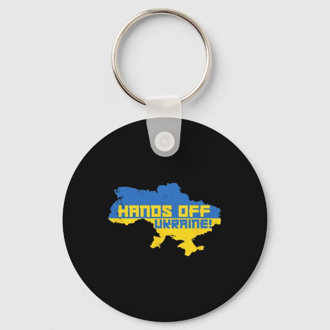 Händer bort från Ukraina i ukrainsk protest mot Pu Nyckelring (Framsida)