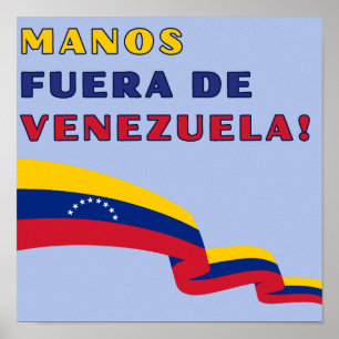 Händer Bort Från Venezuela Poster