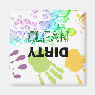Händer-Bubbles Dirty Clean Dishwasher Magnet