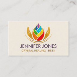 Händer - Chakras - Lotus Petal Visitkort