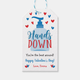 Händer Down Gift Märkre, Alla hjärtans dag Soap Presentetikett