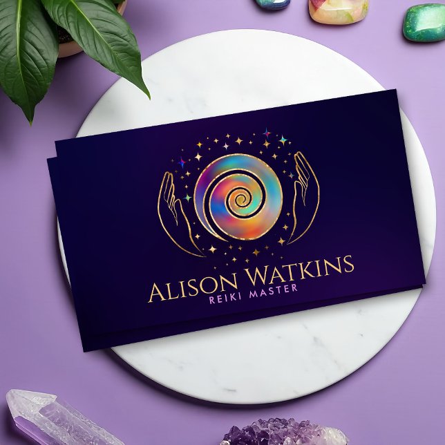 Händer Energy Spiral Visitkort (Skapare uppladdad)