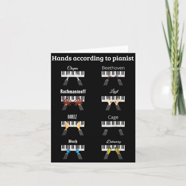 Händer enligt anists ano kliniskt musikinstrument kort (Framsida)