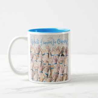 Händer för Cammy kaffemugg