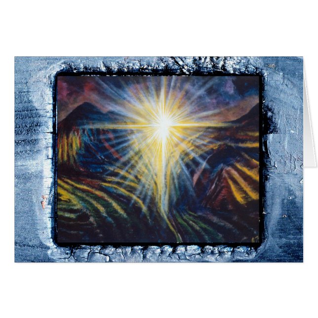 Händer för räddning och läkning hälsningskort (Framsidan Horizontal)