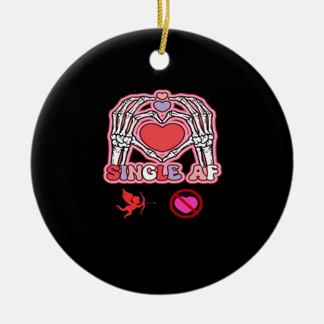 Händer Halloween Quote - Creepy Cute Slogan Julgransprydnad Keramik (Framsidan)