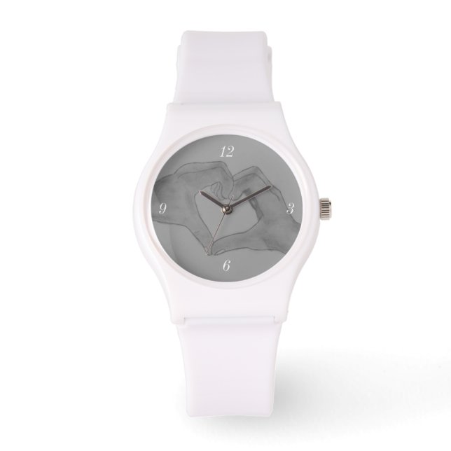 Händer hjärta armbandsur (Framsida)