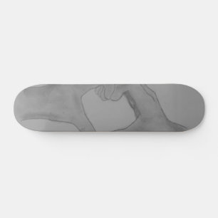 Händer hjärta old school skateboard bräda 18 cm