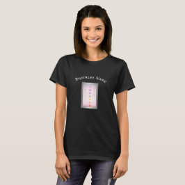 Händer Holistisk utformning av silver T-shirt