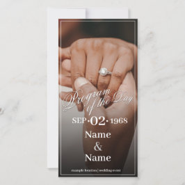 Händer i Färgad Bröllop par med Ring