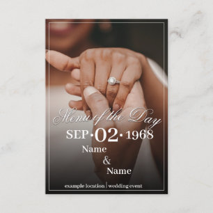 Händer i Färgad Bröllop par med Ring Tilläggskort