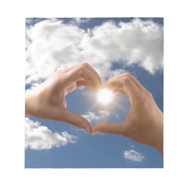 HÄNDER i KÄRLEK Anteckningsblock (Framsida)