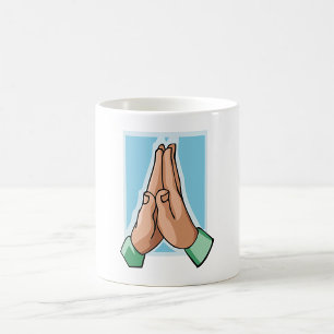 Händer i Prayer Kaffemugg