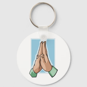 Händer i Prayer Nyckelring