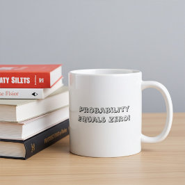 Händer inte - Lustigt typografiskt kaffe Mugg