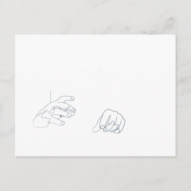 Händer makt vykort (Framsida)