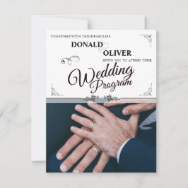 Händer med ett Gay Bröllop par med Ringar