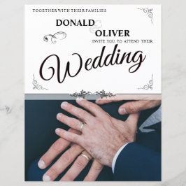 Händer med ett Gay Bröllop par med Ringar