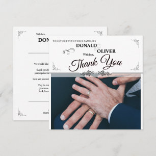 Händer med ett Gay Bröllop par med Ringar