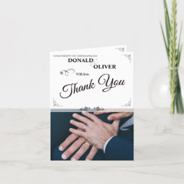 Händer med ett Gay Bröllop par med Ringar Meddelande