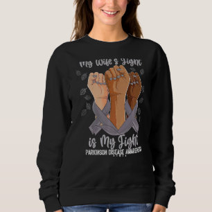 Händer Min fru kämpar mot Parkinsons krig T Shirt