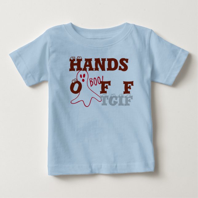 Händer oFF bOO!Baby American Apparel Raglan T-Shir T-shirt (Framsida)