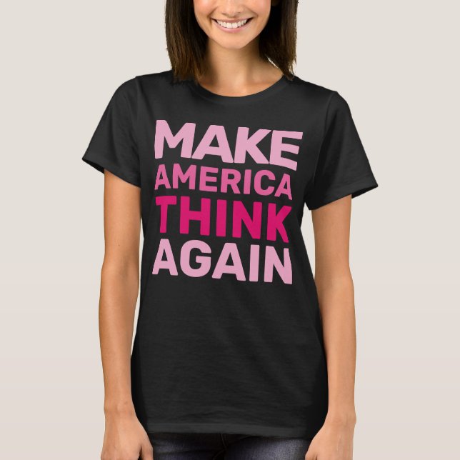 Händer Off Movement gör amerikansk Tänka till MAGA T Shirt (Framsida)