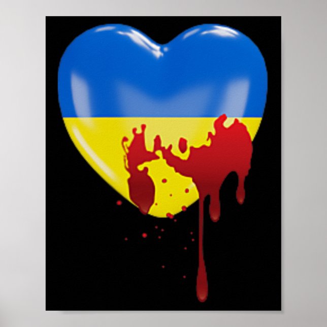 Händer Off Ukraina I Ukrainsk Protest Mot Puti Poster (Framsidan)
