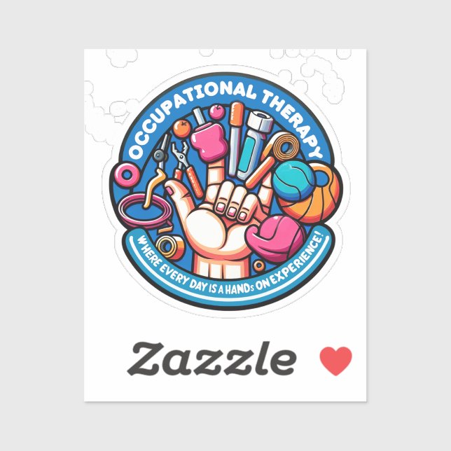 Händer- on- behandling - yrkesbehandling klistermärken (Ark)