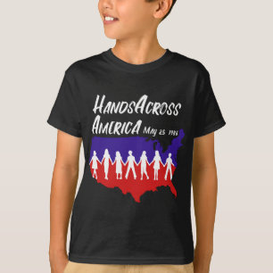 Händer över hela Amerika den 25 maj 1986 Manar Wom T Shirt