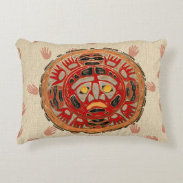 Händer över Sol Prydnadskudde