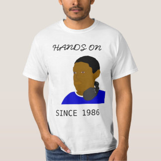 Händer på 1986 (vanligt) t-shirt
