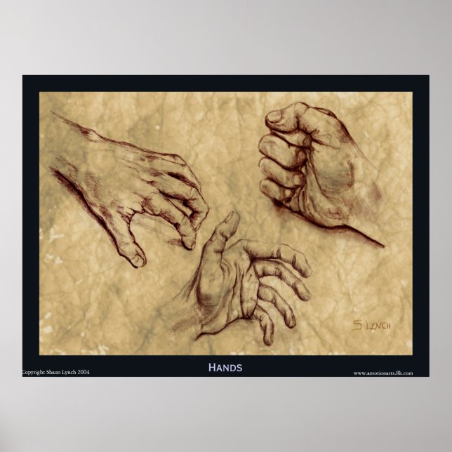 Händer Poster (Framsidan)