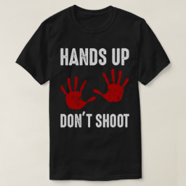 Händer skjuter upp inte stoppvåld t shirt