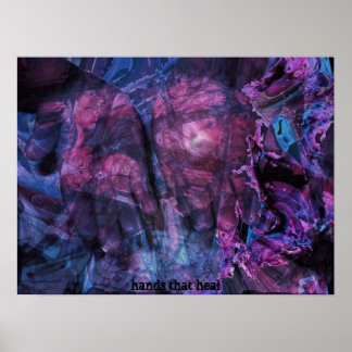 händer som läker poster