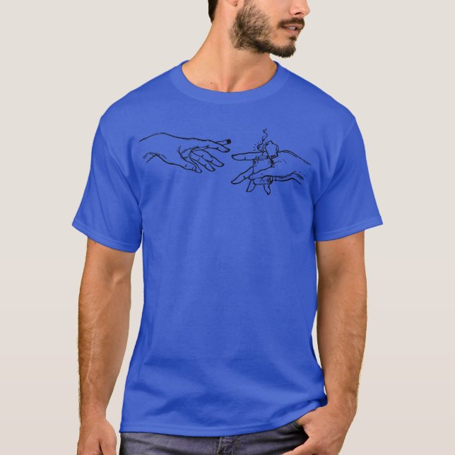 Händer som ritar gåva t shirt (Framsida)