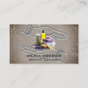 Händer Spa Salts, Aromas och Oils Visitkort