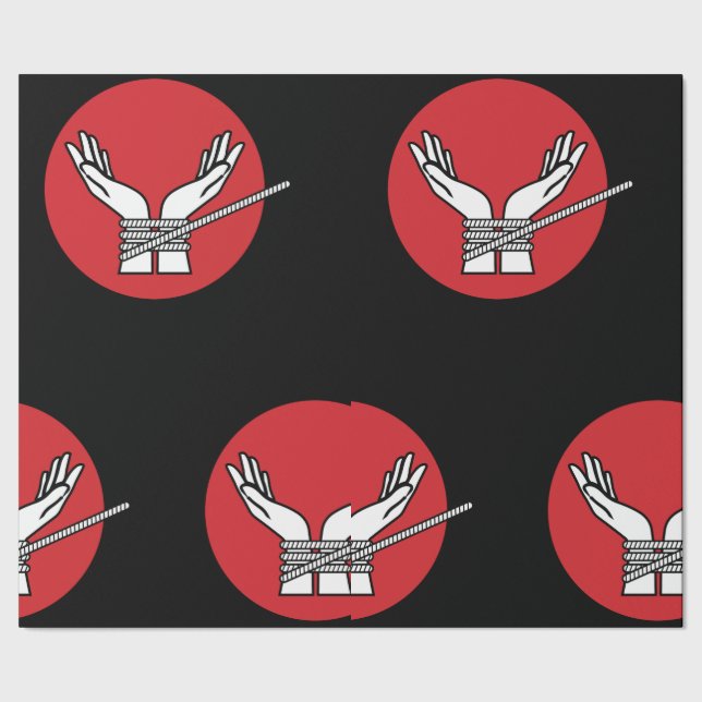 Händer Tied Thunder_Cove  Presentpapper (Seam)