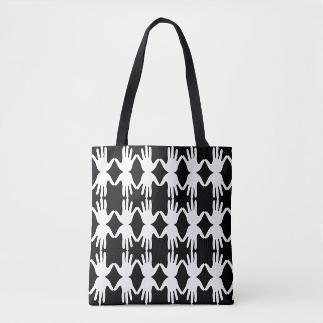 Händer Tote Bag Tygkasse (Framsida)