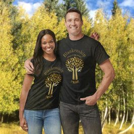 Händer Up Träd Löv Family Reunion Party Anpassning T Shirt