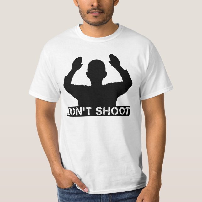Händer upp - SKJUTA INTE T-tröja T-shirt (Framsida)