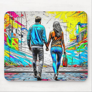 Händer Urban Street Art Musmatta