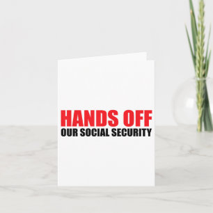Händer utanför vår Social-säkerhet, skydda vår Soc Kort