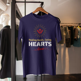 Händer, vårdande av hjärtan - Kristaler och gåvor T Shirt