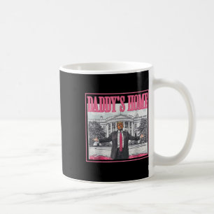 Händer Wide framför White Pappor Home House Pi Kaffemugg