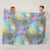 Handfärgad och digitalt målad sömlös Mönster 56