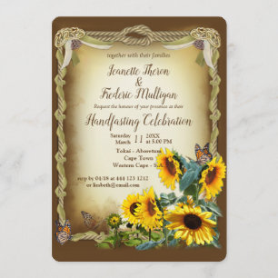 Handfast Ceremony - Gifter sig Inbjudningar