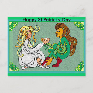Handfast giftermål, Lycklig St Patricks Day Vykort