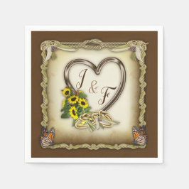 HandfasteCeremony Party Napkins Pappersservett