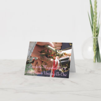 Handfasting/bröllopinbjudan Inbjudan